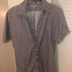 Burberry button up shirt